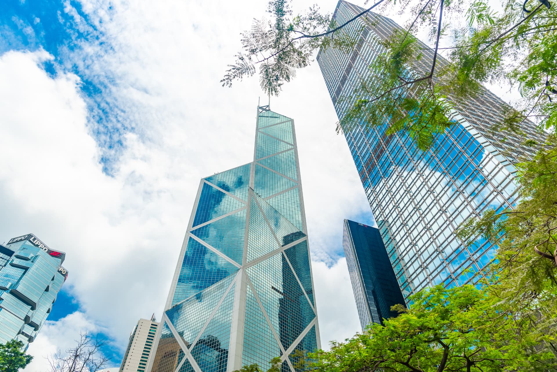 Corporate office environment in Hong Kong